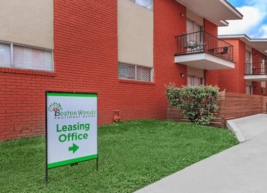 Leasing Office Exterior at Boston Woods Apartments, San Antonio TX,78201
