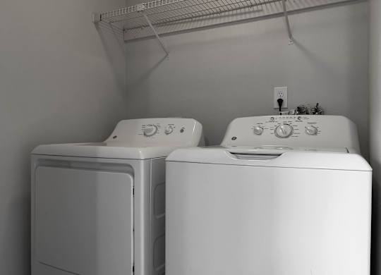 Laundry room at Arbor Pointe, Lakewood