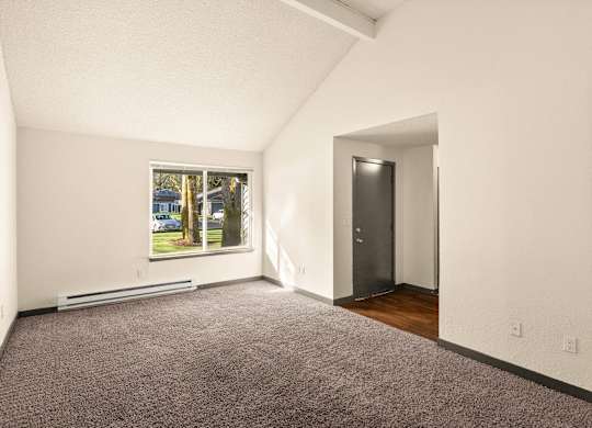 Room with Carpeted Floor at Harbor Oaks, Steilacoom, Washington