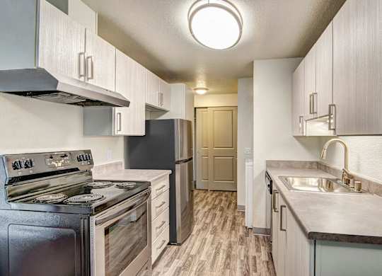Stainless Steel Appliances at Inlet View Apartments, Washington, 98383