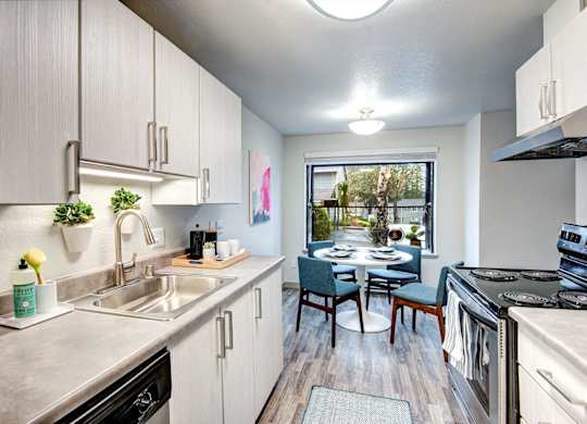 Kitchen And Dining at Inlet View Apartments, Silverdale, WA