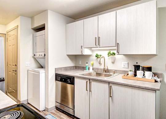 Modern Kitchen at Inlet View Apartments, Silverdale, WA