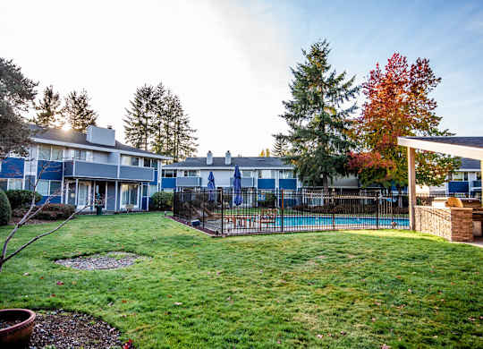 Lawn at ReVive Apartments, Fife, WA
