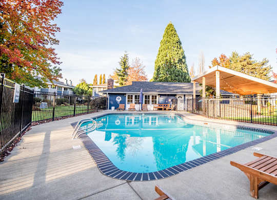 Swimming at ReVive Apartments, Fife, Washington