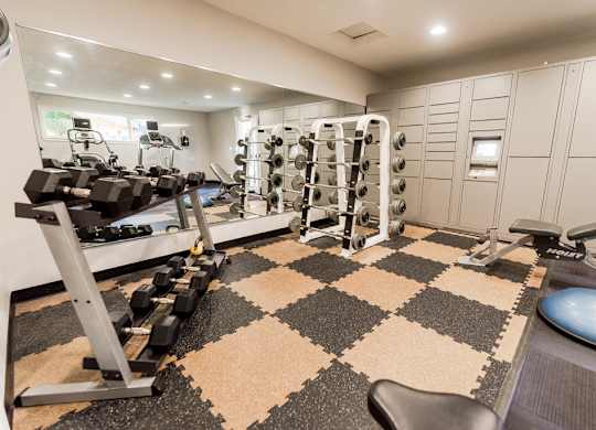 Fife Apartments- ReVive Apartments- gym center at ReVive Apartments, Fife, Washington