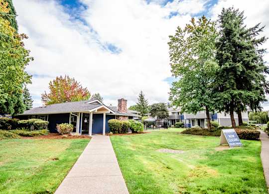 Exterior walk trail at ReVive Apartments, Washington, 98424
