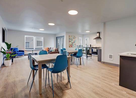 Northgate - Row on Third - Co-living Amenity Kitchen