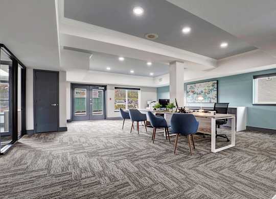 Northgate - Row on Third - Lasing Office Lobby