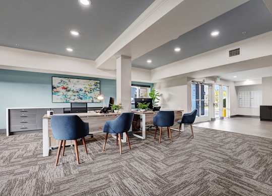 Northgate - Row on Third - Lasing Office Lobby