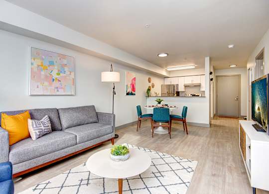 Northgate - Row on Third - Living Room