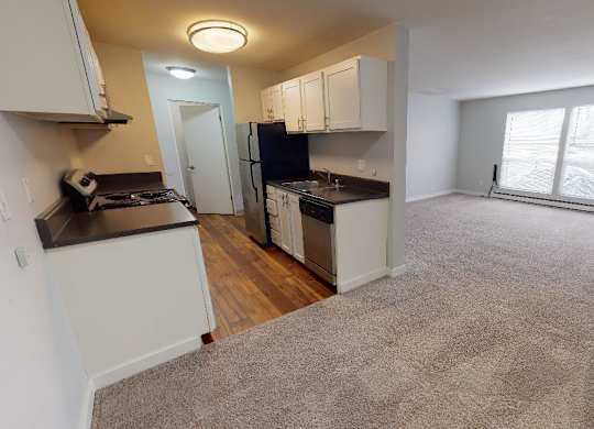 Kitchen And Living Area at The Aviator, Renton, 98055