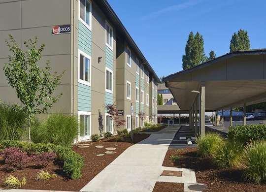 Bellevue Apartments- Parc3 Apartments- exterior
