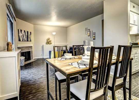 Bellevue Apartments- Parc3 Apartments- dining room