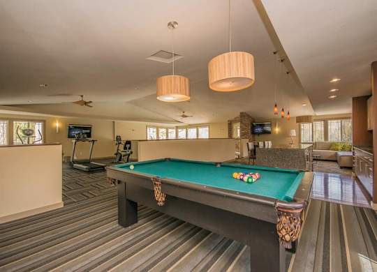 pool table at Creekside Apartments, Issaquah, WA, 98027