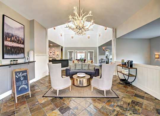 Puyallup Apartments- Deer Creek Apartments- common space at Deer Creek Apartments, Puyallup, WA, 98373