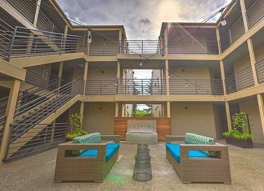 Seattle Apartments- Mosaic on Greenwood-exterior- patio
