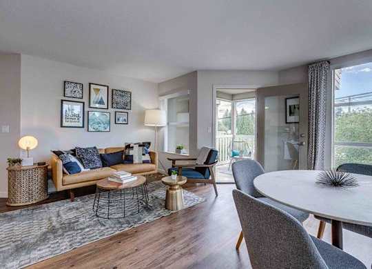 Seattle Apartments- Mosaic on Greenwood- living room