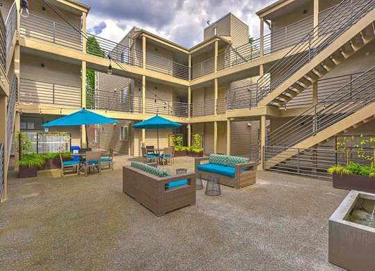 Seattle Apartments- Mosaic on Greenwood-exterior- patio
