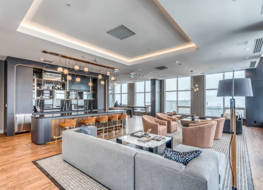 Resident Lounge at BLVD Beltline, Calgary