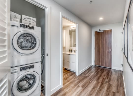 Stacked Washer/Dryer at BLVD Beltline, Calgary, AB