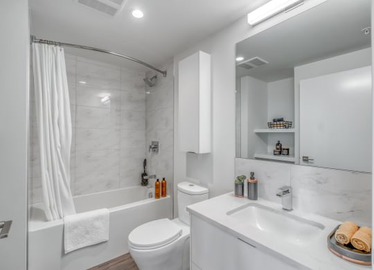 Modern Bathroom Fittings at BLVD Beltline, Calgary, AB, T2G 2K4