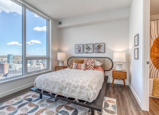Beautiful Bright Bedroom With Wide Windows at BLVD Beltline, Calgary, AB, T2G 2K4