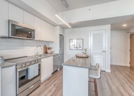 Fully Equipped Kitchen at BLVD Beltline, Calgary, AB, T2G 2K4