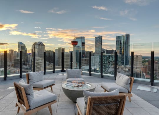 Rooftop Patio at BLVD Beltline, Calgary, Alberta