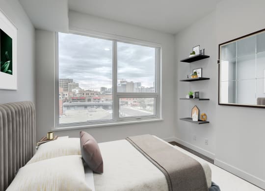 Cozy Bedroom at BLVD Beltline, Calgary, AB