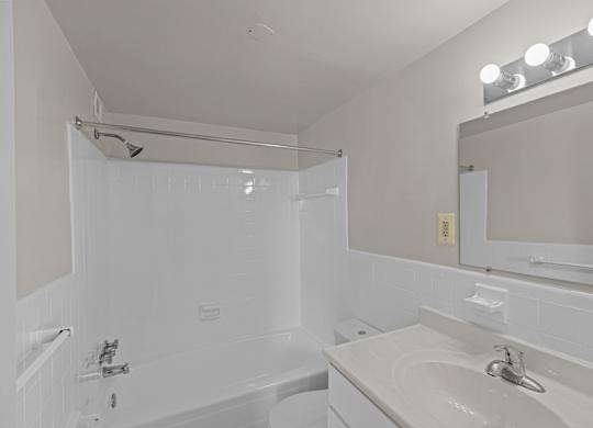 Bathroom With Oval Tub at Kensington House, Kensington, MD