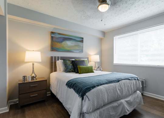 Large Bedroom at The Lawrence Apartments, Greenbelt, Maryland