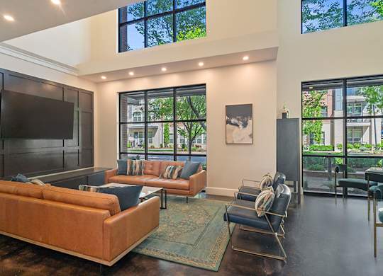 Apartments near Cool Springs Galleria - Dwell at McEwen TV lounge