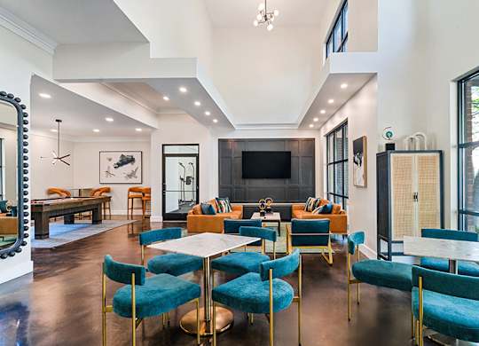 Dwell at McEwen Apartment Homes in Franklin, TN - Clubroom