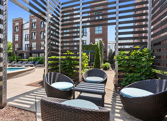 Apartment Homes for rent in Franklin, TN - Dwell at McEwen Pool and patio furniture