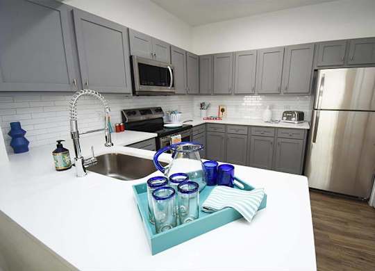 NoA on McNeil Townhomes + Flats - Northwest Austin, TX - contemporary kitchens