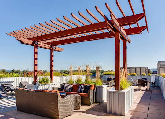 Portland, OR Apartments for rent near OHSU - The Matisse Rooftop lounge area