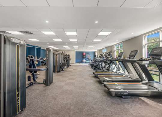 Apartments for Rent in Dallas, TX - Larq Henderson Fitness center