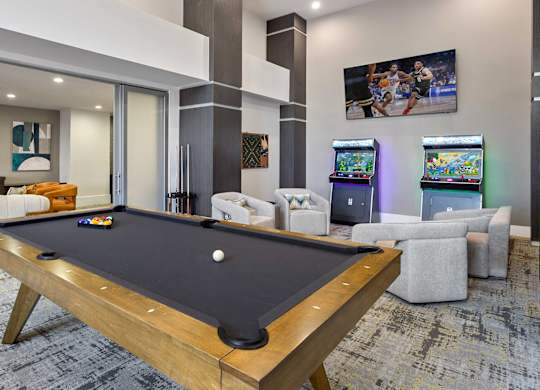 Mallory Square Apartments in Rockville, MD - Game Lounge