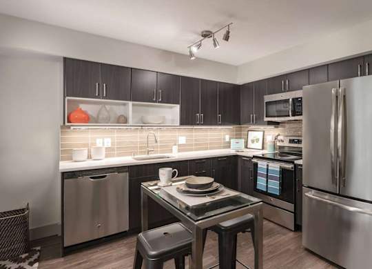 Metro 112 Apartments in Bellevue WA - Modern Kitchen