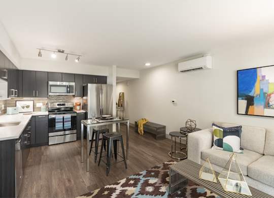 Apartments in Bellevue WA near Amazon - Metro 112 Apartments - hardwood flooring