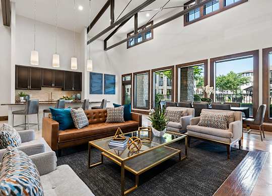 StoneLedge Apartments - Expansive resident clubhouse - Keller, TX Apartments