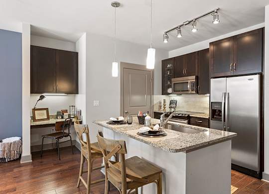 StoneLedge Apartments - Built-in desks in select apartment homes - Grapevine Lake Apartments