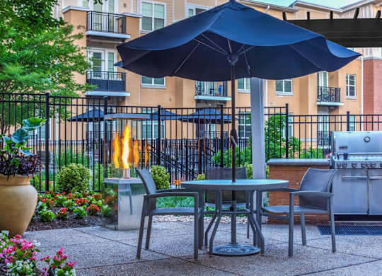 Mosaic District apartments for rent - The Reserve at Tysons Corner Poolside, outdoor lounge
