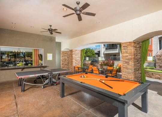 billiards room