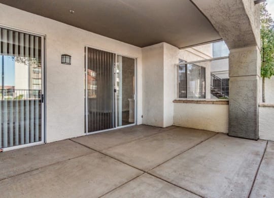 Private patio