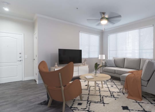 Renovated living room