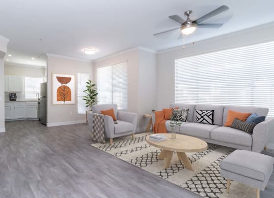 Renovated living room