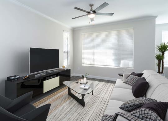 Renovated living room