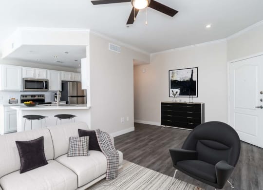 Renovated living room