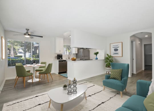 Waterleaf Apartment Living room and dining
